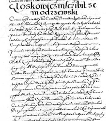 Gloskowicz inscribit se Modrzewski