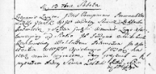 Zapis asekuracyjny uczyniony przez Andrzeja Sawicza Zabłockiego na rzecz Judyty Rewkowskiej, Wilno 13 września 1766 r.