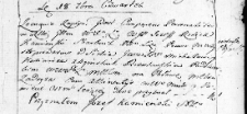 Zapis sprzedaży dóbr uczyniony przez Józefa Kamińskiego na rzecz Michała i Kazimiery Brzostowskich, Wilno 18 września 1766 r.
