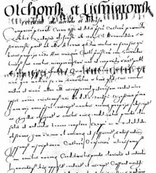 Olchowski et Liesniarowski recedunt ab inscriptione et intercisa