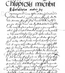 Chłopiczki inscribit advitalitatem matris suae