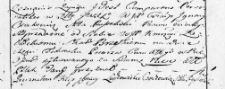 Zapis sprzedaży dóbr uczyniony przez Feliksa Ignacego Czechowicza na rzecz Kazimierza Zabłockiego, Wilno 1 października 1766 r.
