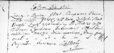 Zapis asekuracyjny uczyniony przez Kazimierza Zabłockiego na rzecz Feliksa Ignacego Czechowicza, Wilno 1 października 1766 r.