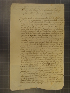 List Wawrzyńca Załęskiego do Marcjana Wituskiego z 16 XI 1650 r.