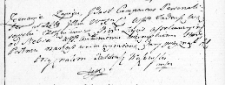 Zapis asekuracyjny uczyniony przez Tadeusza Wąsowskiego na rzecz Antoniego Wąsowskiego, Wilno 6 października 1766 r.