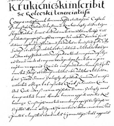 Krukieniczki inscribit se Goleczki tenere intercisa