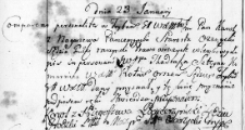 Zapis uczyniony przez Karola Pancerzyńskiego na rzecz Tadeusza Szteyna dokonany przed trybunałem Wielkiego Księstwa Litewskiego, Nowogródek 23 stycznia 1767 r.