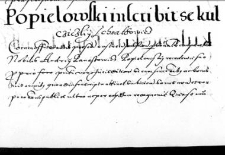 Popielowski inscribit se Kulcziczky Ichnatowicz
