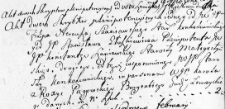 Zapis plenipotencji uczyniony przez Filipa Szaniewskiego i Stanisława Głuskiewicza na rzecz Konstantego Szaniewskiego, Nowogródek 6 luty 1767 r.