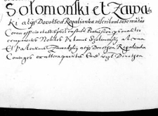 Solomonski et Zawadzki atque Dorotha Rogalianka inscribunt se se mutuo