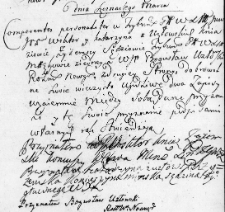 Zapis dotyczący dóbr uczyniony między Wiktorem i Katarzyną Uzłowskimi a Bogusławem Uzłowskim, Nowogródek 16 marca 1767 r.