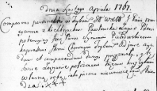 Zapis plenipotencji dokonany między Marcianą Pawłowską a Kacprem Piotrowskim, Nowogródek 6 kwietnia 1767 r.,