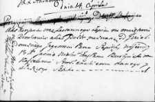Zapis zastawny uczyniony przez Sapiehę wojewodę połockiego na rzecz Burzyńskiego kasztelana smoleńskiego, Nowogródek 14 kwietnia 1767 r.