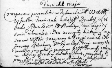 Zapis uczyniony przez Franciszka Druckiego – Lubeckiego na rzecz Marianny Olizorowej, Nowogródek 11 maja 1767 r.