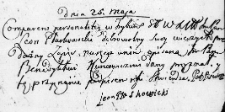 Zapis aktu sprzedaży uczyniony przez Leona Płskowickiego na rzecz Benedykta Kuncewicza, Nowogródek 25 maja 1767 r.