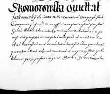 Skomorowski quiettat Jaskmaniczky de summa mille trecentoirum quinquaginta florenorum