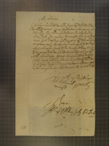 List Eliasza Maluszyńskiego do Marcjana Wituskiego z 27 VII 1649 r.