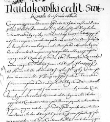 Naidkowski cedit Swierczkowski de inscriptione oblatoria