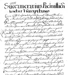 Succamerarius Praemisliensis tenetur Vicecapitaneo