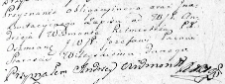 Zapis obligacyjny i kwitacyjny uczyniony przez Andrzeja Widmunda na rzecz Józefa Paca, Lida 1 czerwca 1767 r.