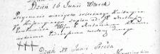 Zapis dóbr uczyniony przez Mateusza Pawłowicza na rzecz Antoniego Karwowskiego, Lida 16 czerwca 1767 r.