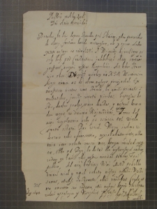List Dobiesława Cieklińskiego kasztelana ciechowieckiego do Marcjana Wituskiego z 4 VIII 1648 r.