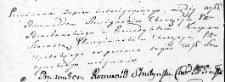 Zapis intercyzy uczyniony między Benedyktem Karpiem a Romualdem Strutyńskim, Lida 28 lipca 1767 r.