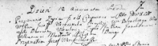 Zapis uczyniony przez Józefa Werszczaka na rzecz Joachima Willama, Lida 12 sierpnia 1767 r.
