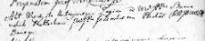 Zapis kwitacyjny uczyniony przez małżeństwo Szaniowskiech na rzecz Jeleńskiego, Lida 12 sierpnia 1767 r.
