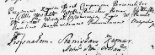 Zapis asekuracyjny uczyniony przez Stanisława Komara na rzecz Karoliny Kozakowicz, Lida 26 sierpnia 1767 r.