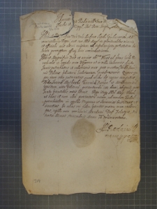 List Janusza Radziwiłła do Andrzeja Lipskiego, z Dolatycz 3 XI 1618