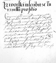 Jaworski inscribit se Turzanski pro filio