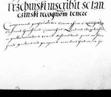 Trzebinski inscribit se Lanczinski recognitionem tenere