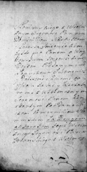 Zapis w protokole dekretowym trybunału Wielkiego Księstwa Litewskiego dotyczący sporu między Ludwikiem Brońskim sędzią ziemskim słonimskim a Dominikiem Narbuttem, Wilno 16 stycznia 1770 r.