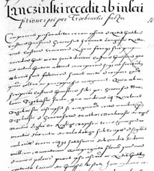 Lanczinski recedit ab inscriptione ipsi per Trzebinski facta