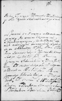 Zapis w protokole dekretowym trybunału Wielkiego Księstwa Litewskiego dotyczący sporu między Tadeuszem Hornowskim skarbnikiem brzeskim a Ignacym Jakowickim sędzią grodzkim orszańskim, Wilno 19 kwietnia 1770 r.,