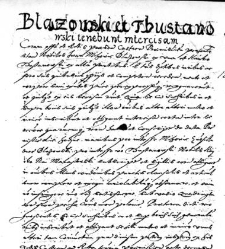Blazowski et Thustanowski tenebunt intercisam