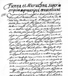 Fienna et Maruchna super inscriptionem super scripta consenciunt
