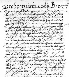 Drohomyski cedit Broniowsky