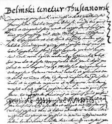 Beliński teneteur Thustanowski