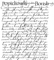 Popielowski inscribit se Borislawky
