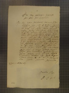 List Stanisławy Sosikowej miecznikowej koronnej do Marcjana Wituskiego z 26 IX 1649 r.