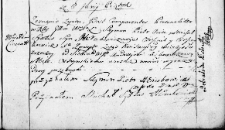 Zapis kwitacyjny uczyniony przez Szymona Piotra i Michała Herubowiczów na rzecz Andrzeja Ziekowicza, Wilno 6 czerwca 1766 r.