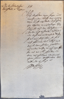 „AndieholländischenKaufleute in Riga”. Krótki list do holenderskich kupców w Rydze, potwierdzający ustalenia dotychczasowej korespondencji i wzywający do czynienia dalszych ustaleń.