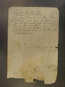 List Krzysztofa Tiula do Marcjana Wituskiego z 29 I 1653 r.