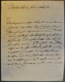 List [księcia kurlandzkiego] Ferdynanda Kettlera do komendanta Kokenhausen obrista Bosse; porusza kwestię Kozaków i dokonywanych przez nich rabunków.