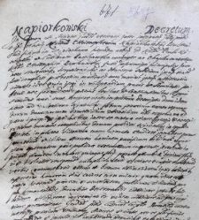Napiórkowski decretum