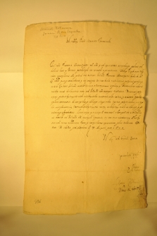List Stanisława Żółkiewskiego do Jana Piotra Sapiehy z obozu pod Moskwą, 3 VIII 1610