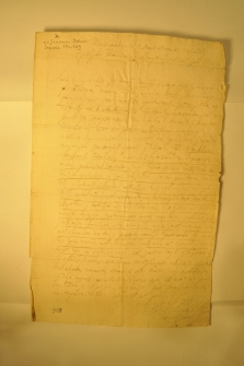 List NN do Jana Piotra Sapiehy z obozu pod Smoleńskiem, 18 XI 1609