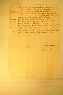 List Joannesa Urlicha do Zofii Gasztołdowej z Wilna, 21 VI 1548 r.